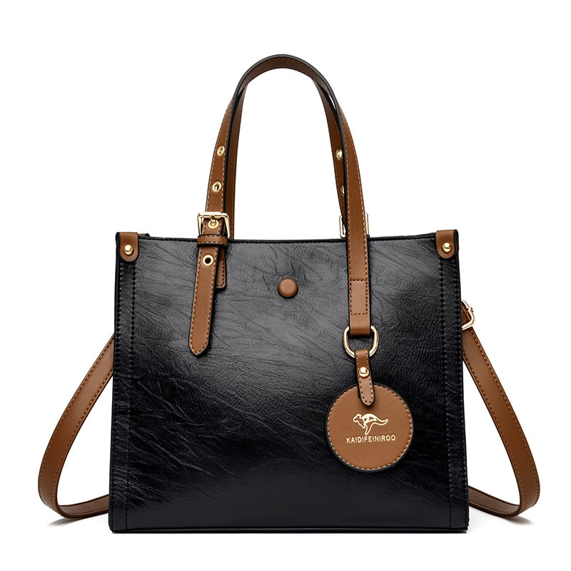 Original Split Leather Handbag | La Parisienne