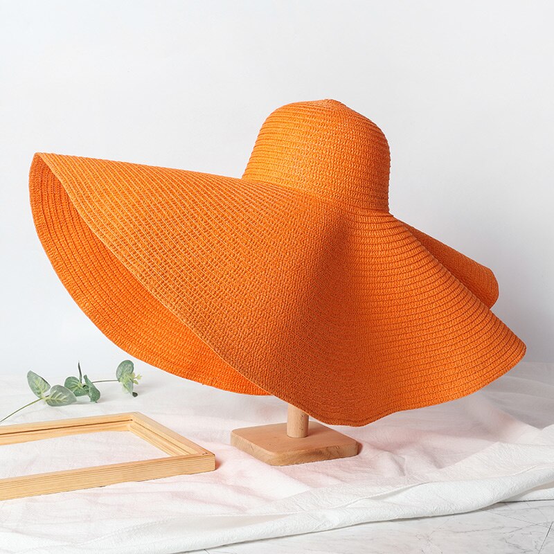 Chapeau de Paille Tressé XXL Femme | La Parisienne