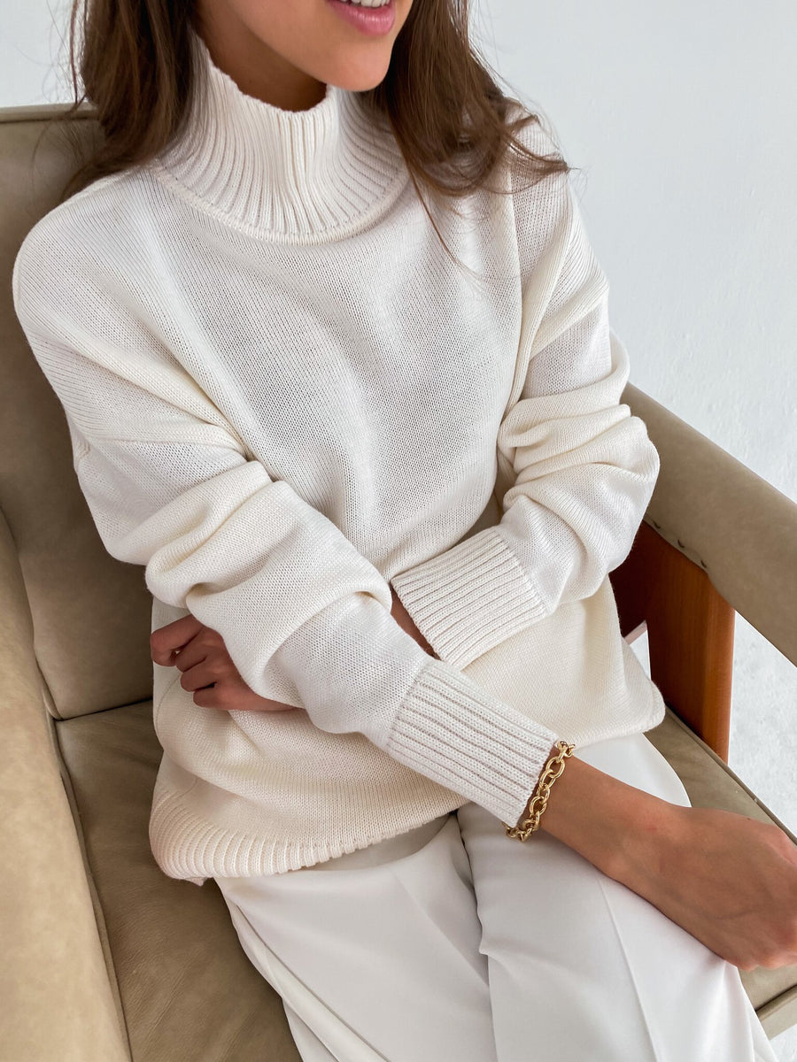 Women's casual knit sweater | La Parisienne