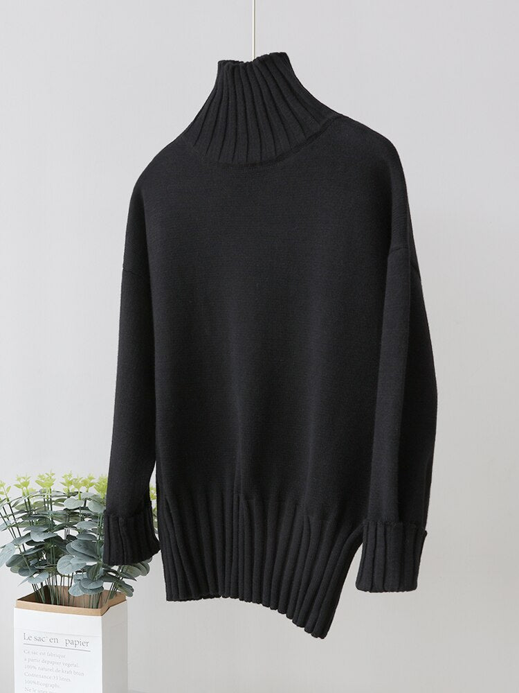 Women's wool and cotton casual sweater | La Parisienne