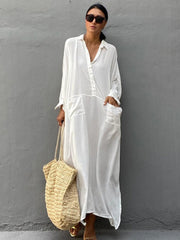 Chic Open Beach Dress | La Parisienne