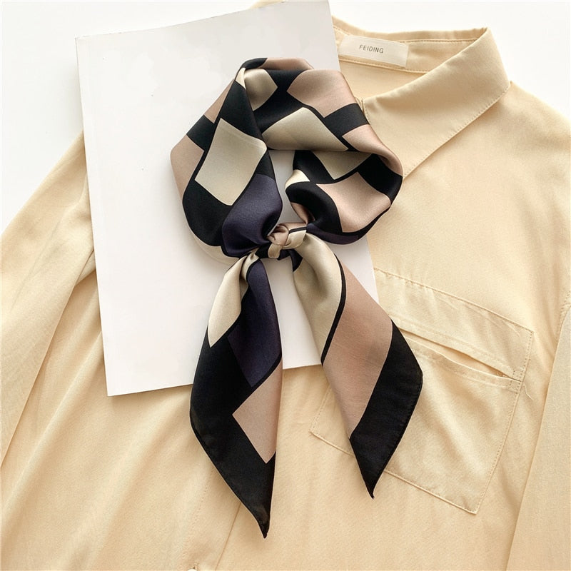 100% Silk Autumn Square Woman | La Parisienne