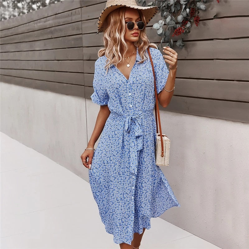 Women's Floral Light Dress | La Parisienne