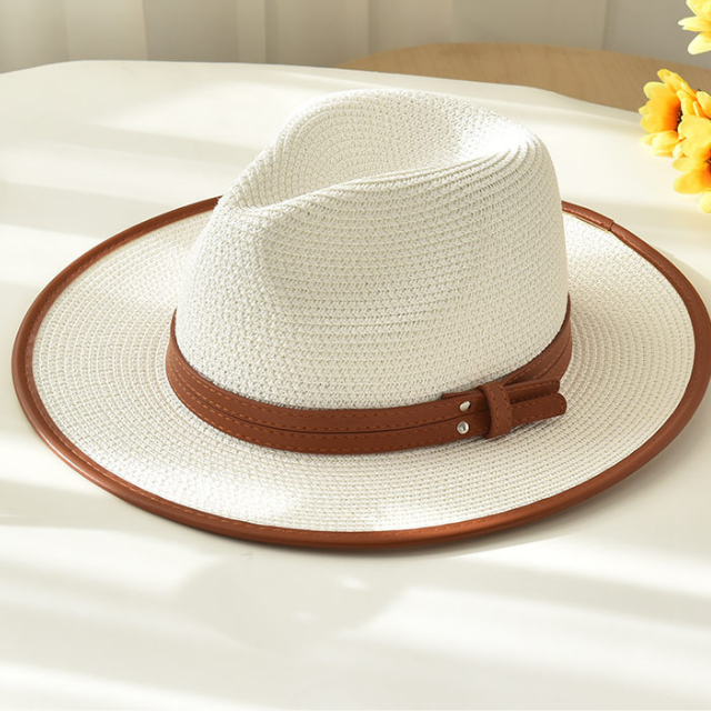 Women's summer straw hat Panama style | La Parisienne