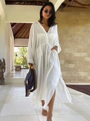 Chic Open Beach Dress | La Parisienne