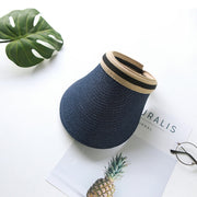 Straw Hat Joker Style Visor Woman | La Parisienne
