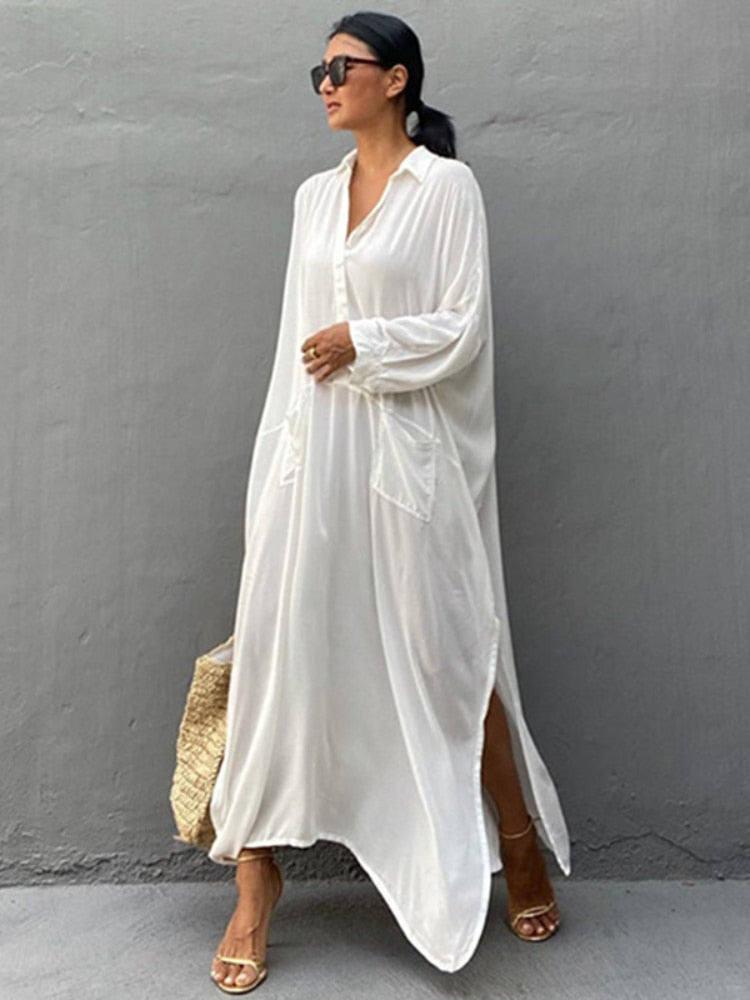 Chic Open Beach Dress | La Parisienne