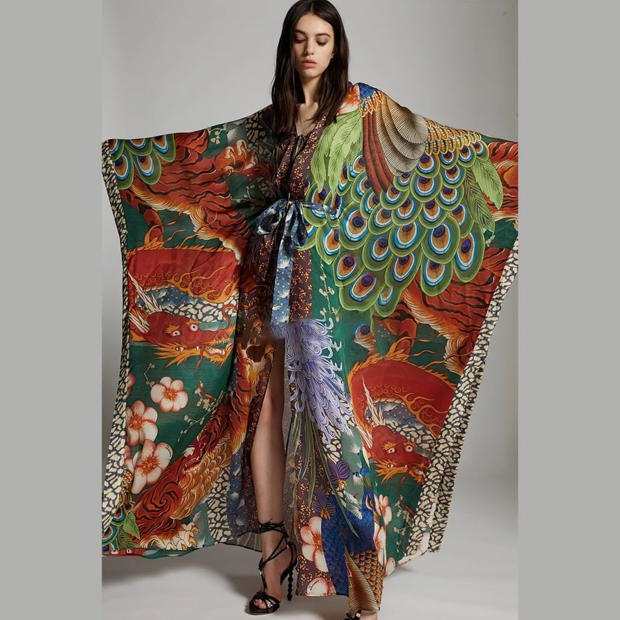 Women's Phoenix Kimono | La Parisienne
