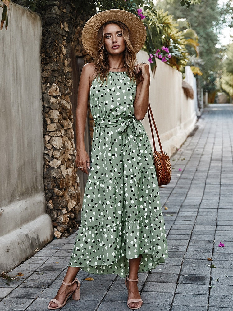 Lightweight polka dot dress for women | La Parisienne