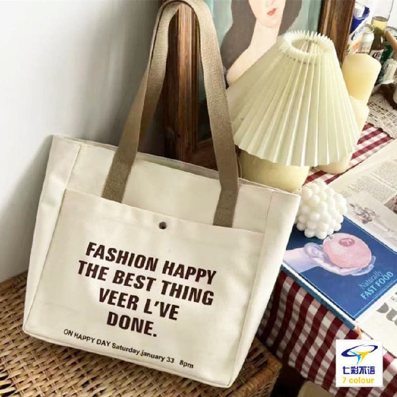 Women's Original Canvas Tote Bag La Parisienne