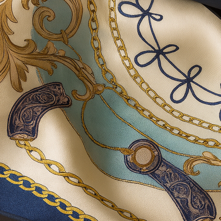Chic Scarf 100% Silk Original Decoration | La Parisienne