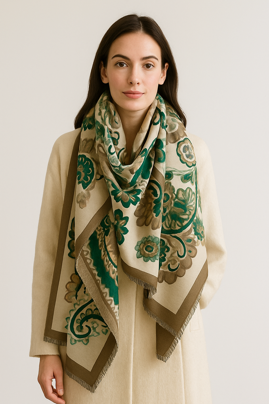 Sacré-Coeur Women's Winter Scarf | La Parisienne