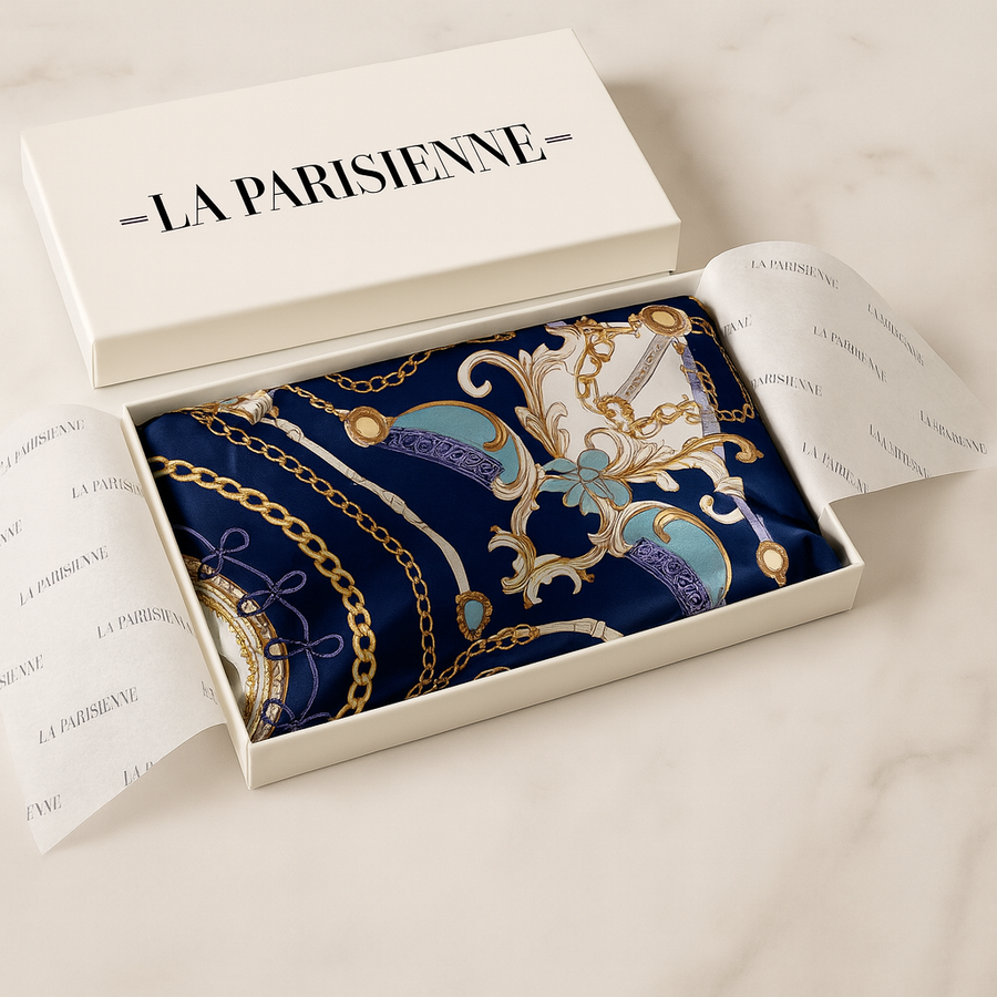 Chic Scarf 100% Silk Original Decoration | La Parisienne