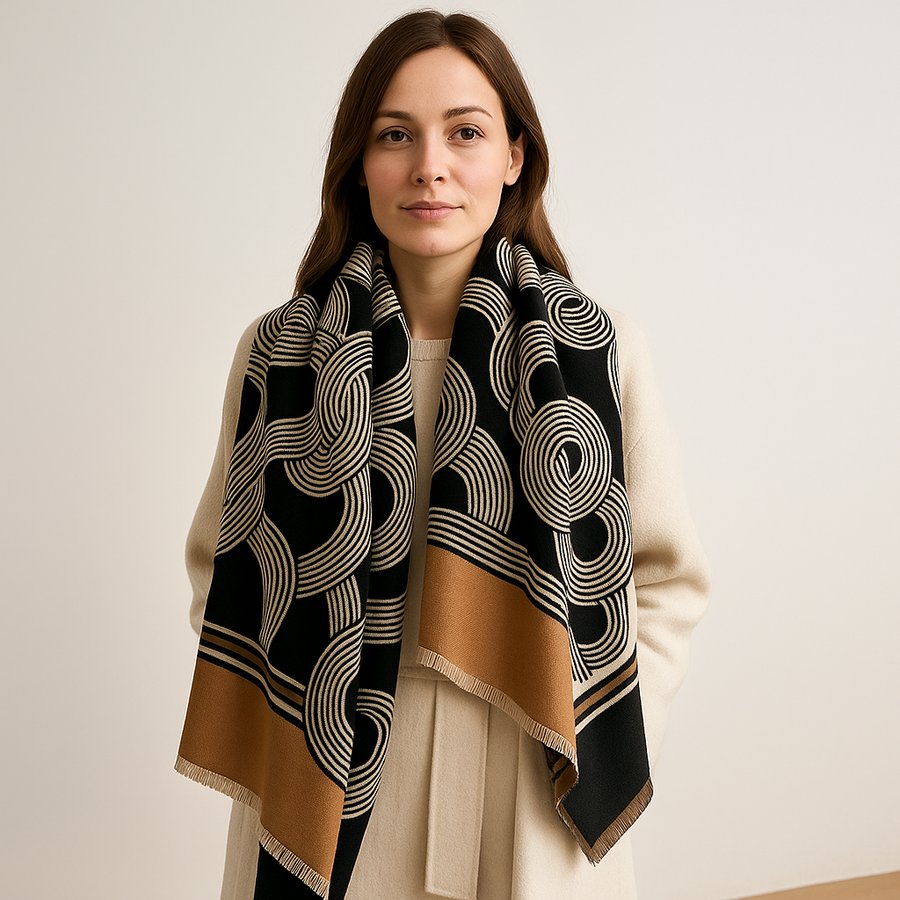 Elegant Timeless Scarf Louvre | La Parisienne