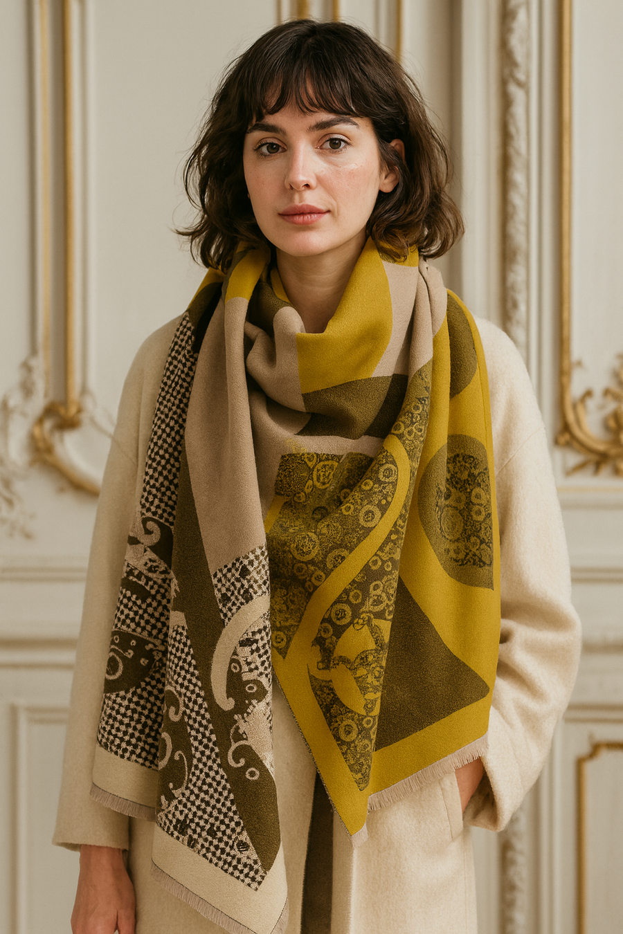 Winter Scarf Woman Opera | La Parisienne