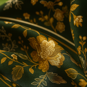 Carré 100% Soie Décoration Fleur Blanche Femme | La Parisienne