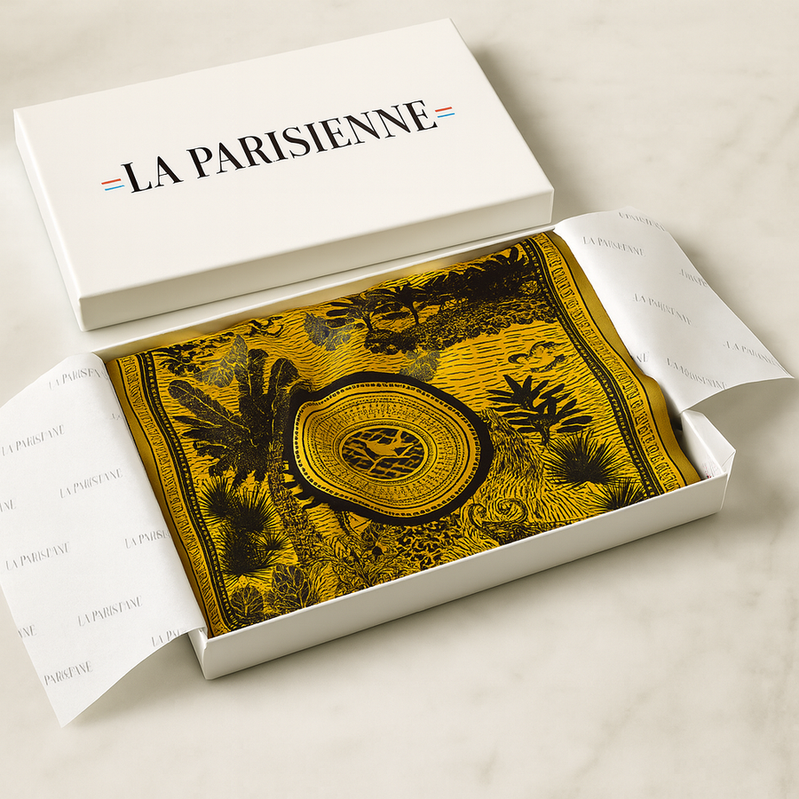 Square 100% Silk Decoration Egypt Woman | La Parisienne