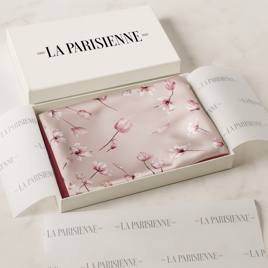 100% Silk Square Decoration Flower Women | La Parisienne