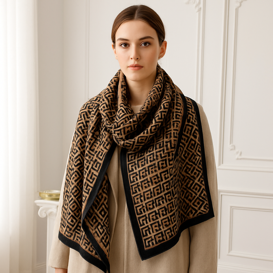Elegant Timeless Scarf Louvre | La Parisienne