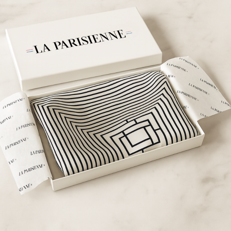 Women's 100% Modern Silk Square | La Parisienne