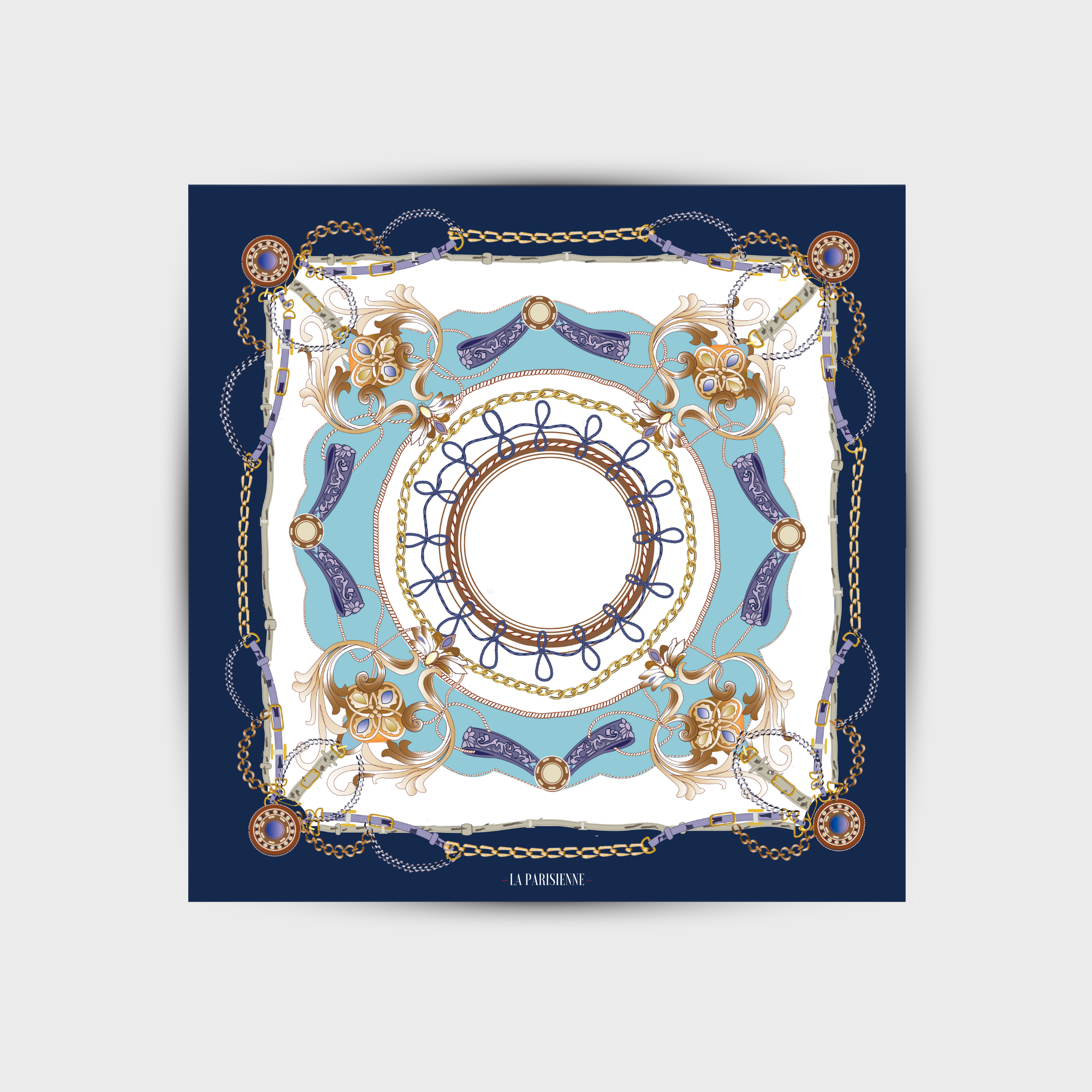 100% Silk Signature Square | La Parisienne