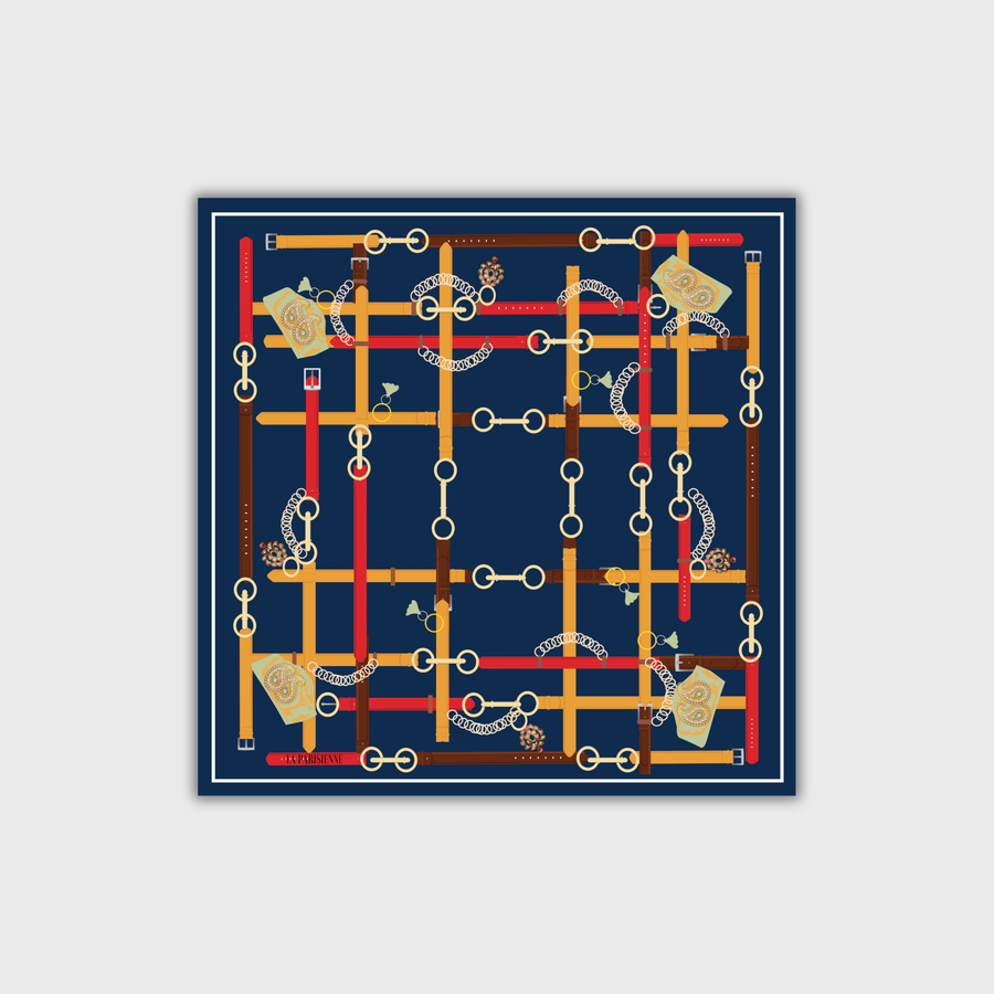 100% Silk Signature Square | La Parisienne