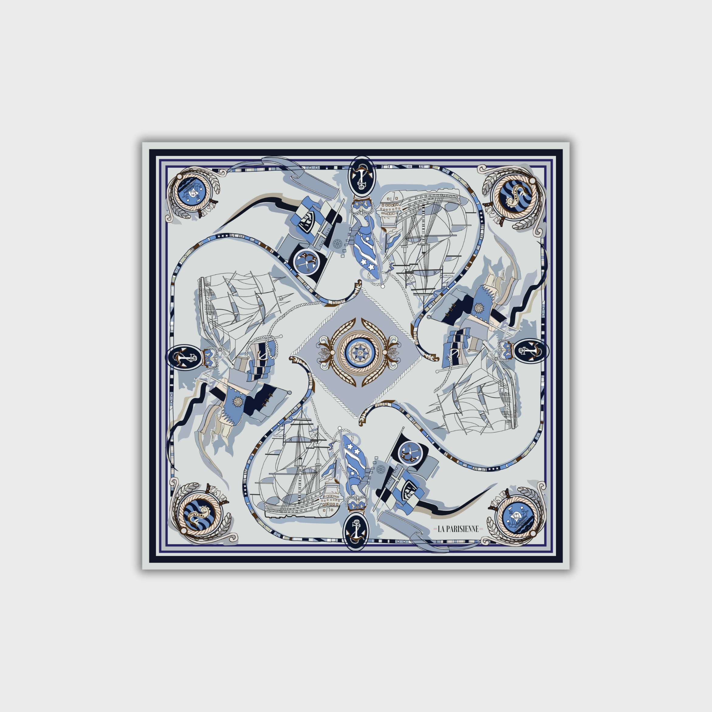 100% Silk Signature Square | La Parisienne