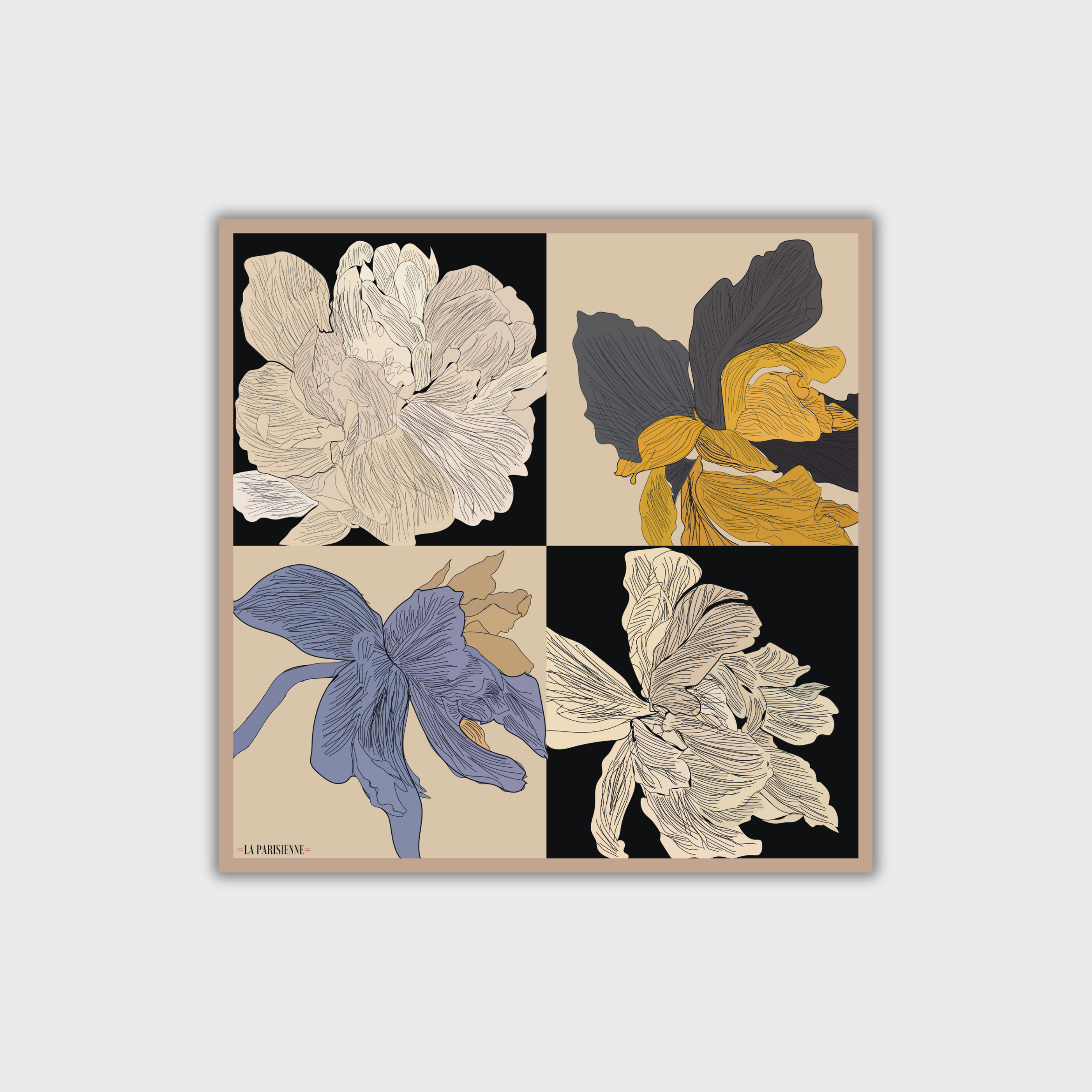 100% Silk Signature Square | La Parisienne