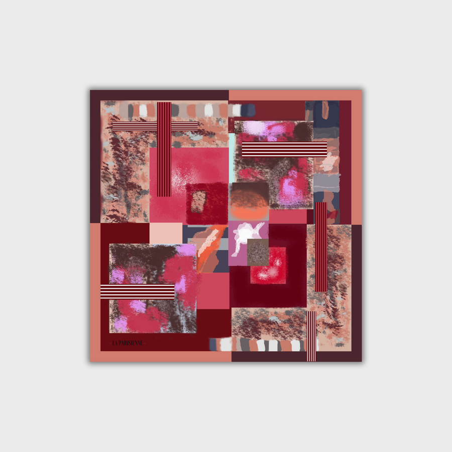 Chic 100% Silk Square for Women | La Parisienne