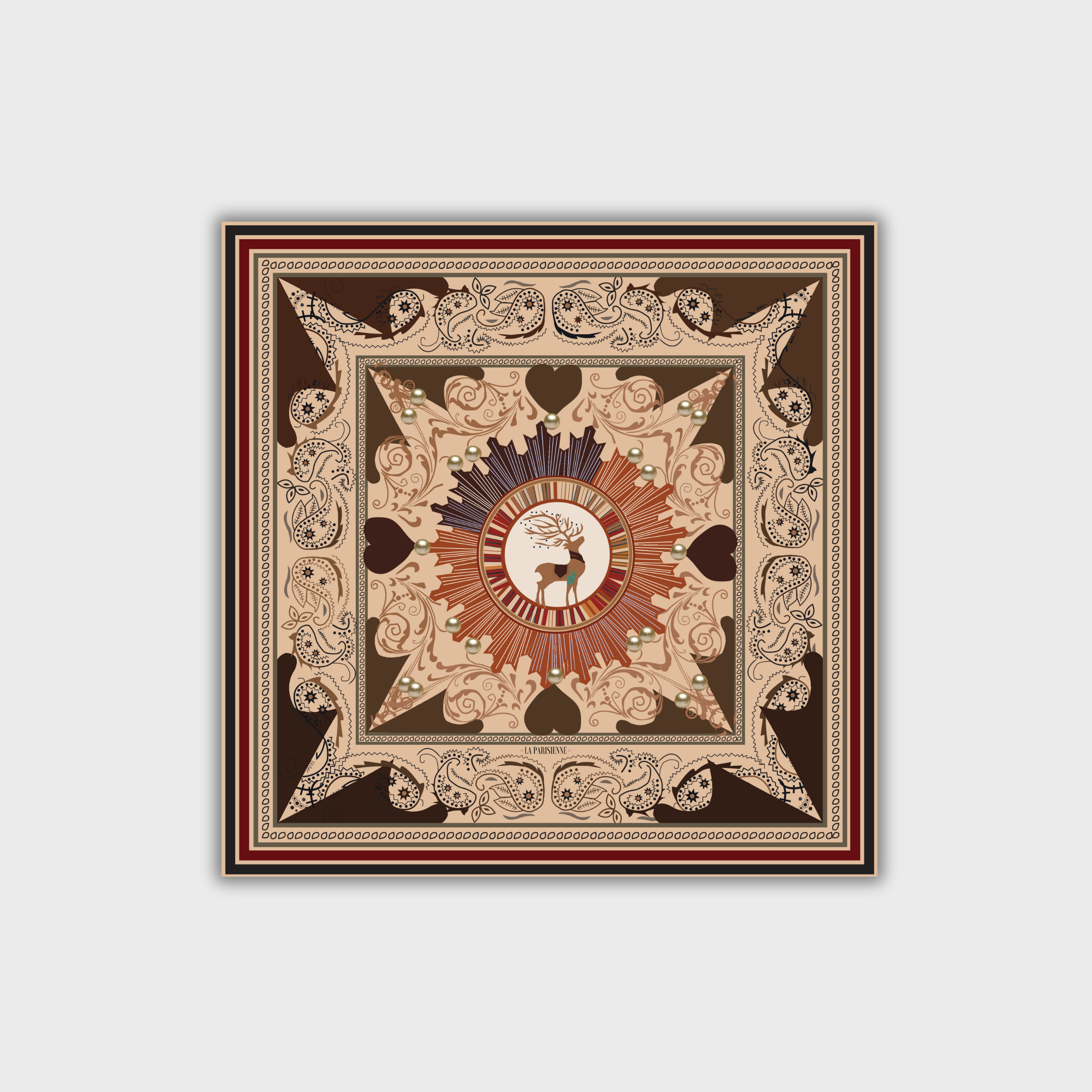 100% Silk Signature Square | La Parisienne