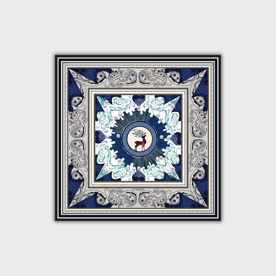 100% Silk Signature Square | La Parisienne