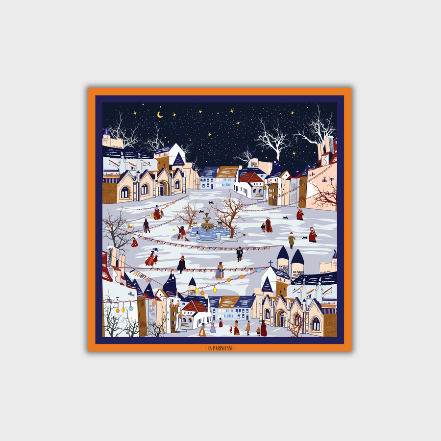 100% Silk Signature Square | La Parisienne