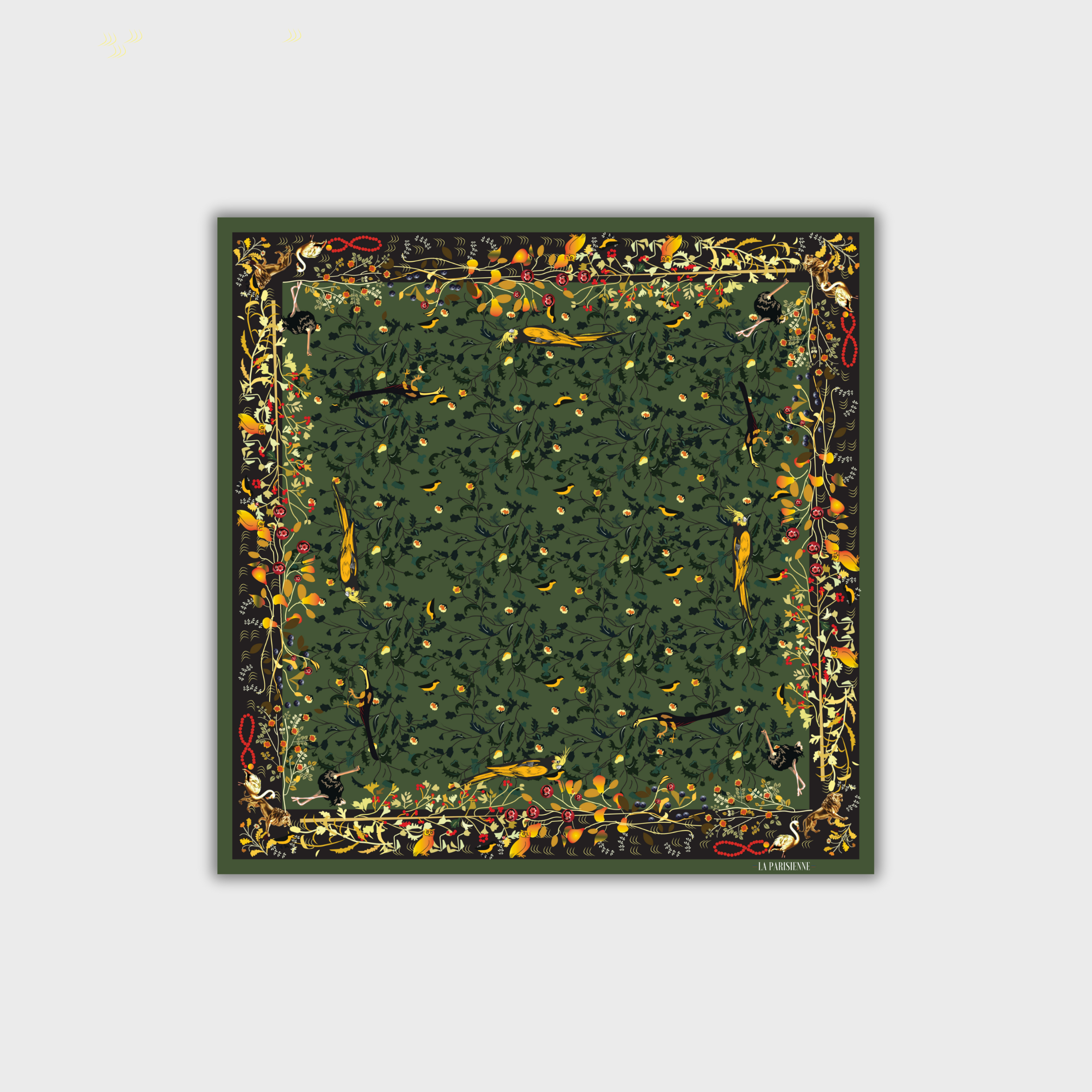 100% Silk Signature Square | La Parisienne