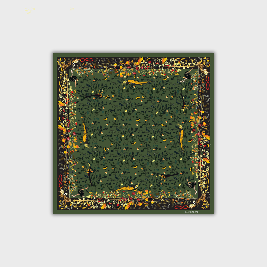 100% Silk Signature Square | La Parisienne