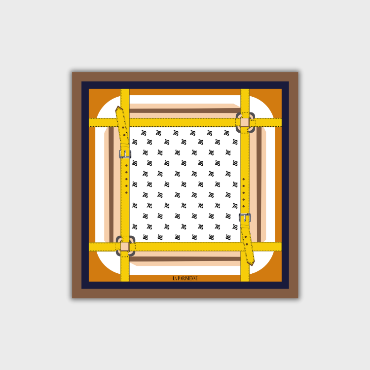 100% Silk Signature Square | La Parisienne