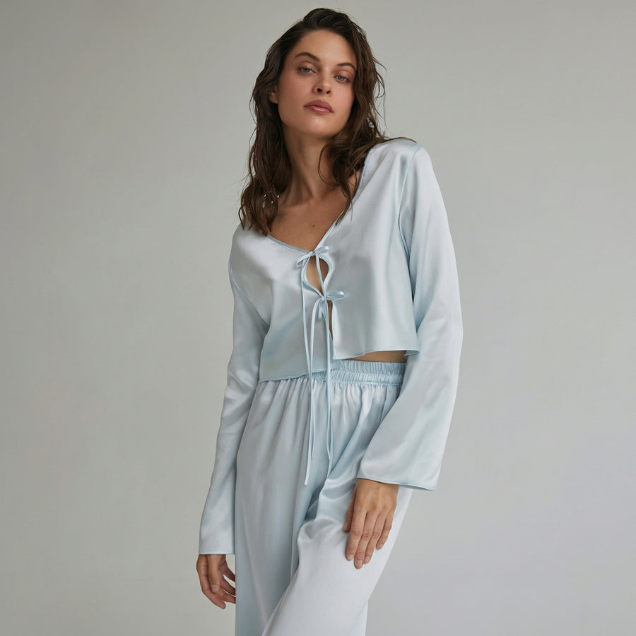 Women's Long Pajamas 100% Mulberry Silk | La Parisienne