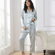 100% Mulberry Silk Long Sleeve Pajama Set | La Parisienne