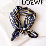 100% Silk Square Zebra Decoration Women | La Parisienne