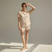 Women's Short Pajamas 100% Mulberry Silk | La Parisienne