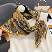 100% silk scarf decoration chic woman | La Parisienne