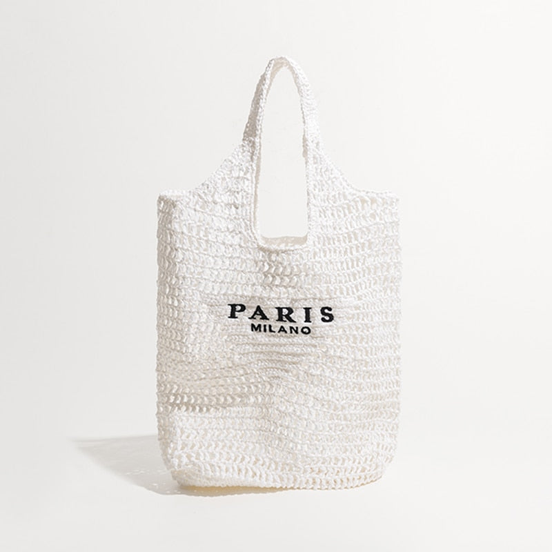 Straw Beach Handbag | La Parisienne