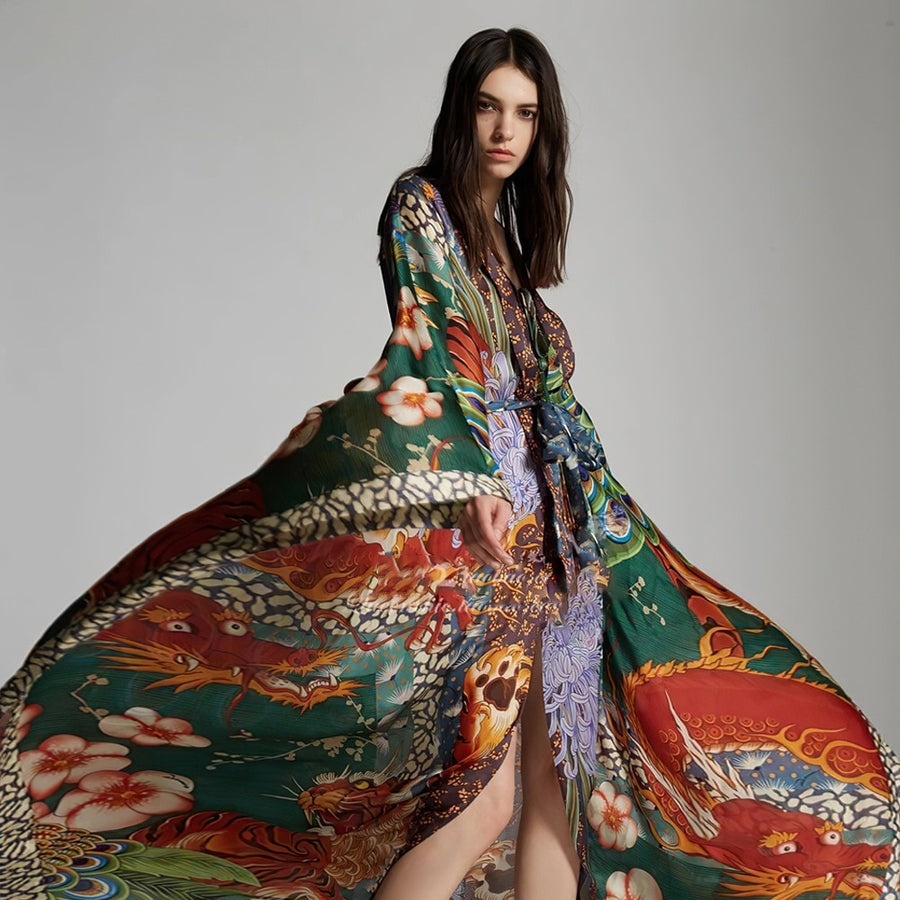 Women's Phoenix Kimono | La Parisienne