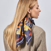 Designer scarf, 100% silk | La Parigina