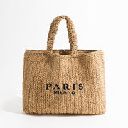 Straw Beach Handbag | La Parisienne
