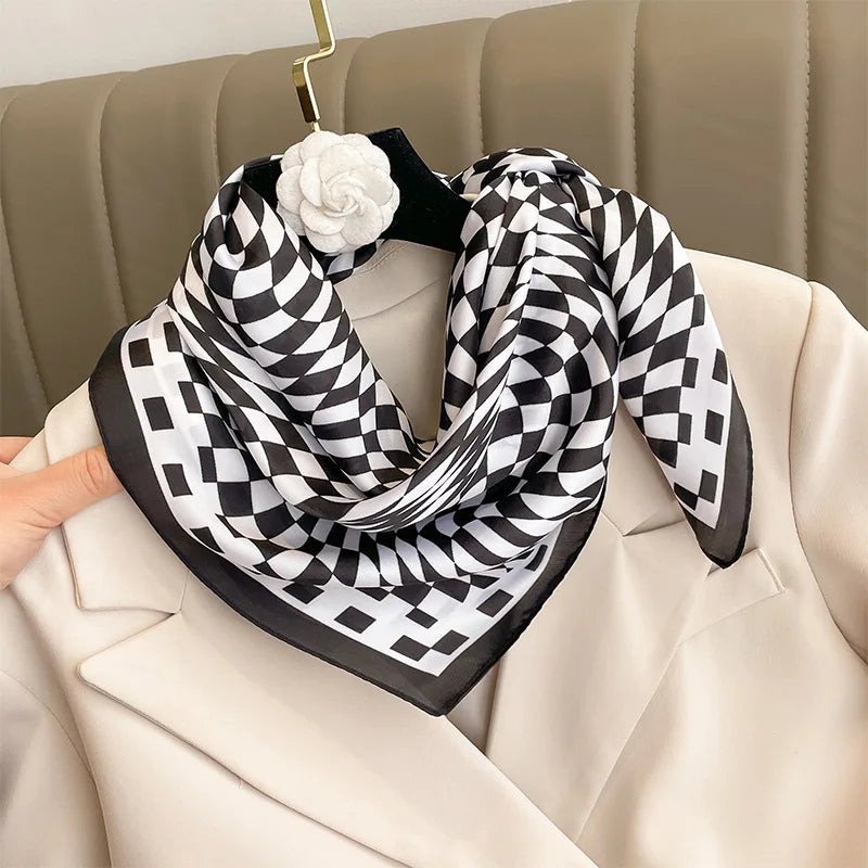 Chic Square Scarf | La Parisienne