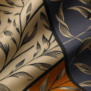 100% silk flower square for women | La Parisienne