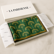 Square 100% Silk Palm Tree Decoration Woman | La Parisienne