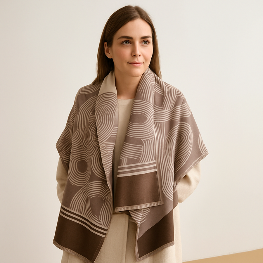 Elegant Timeless Scarf Louvre | La Parisienne