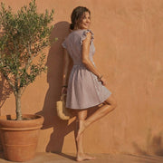 Short Striped Dress | La Parisienne