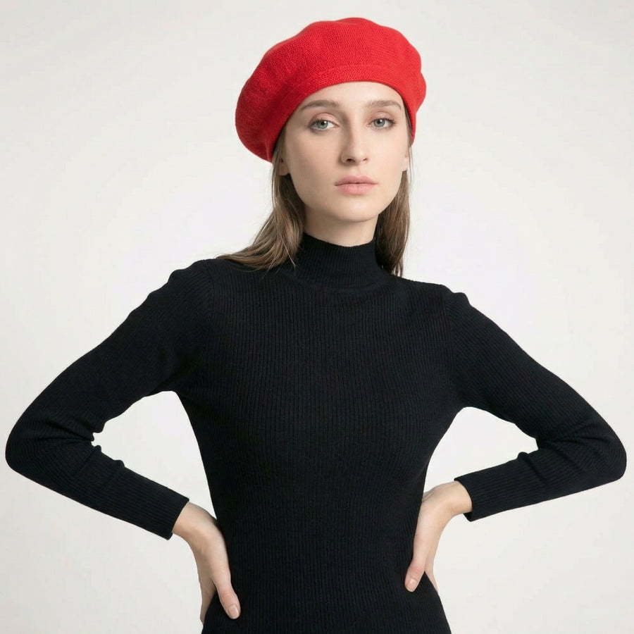 Traditional Women's Beret 100% Wool | La Parisienne